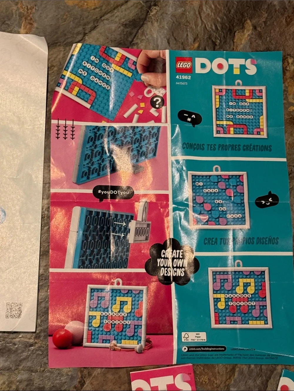 Lego Dots 41962 Unicorn Creative Family Pack
